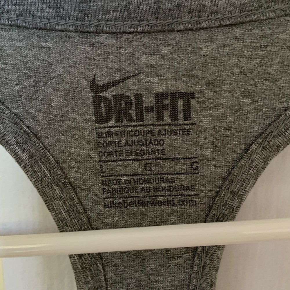 Nike Dri-Fit Gray Razorback Tank Top - Picture 2 of 4